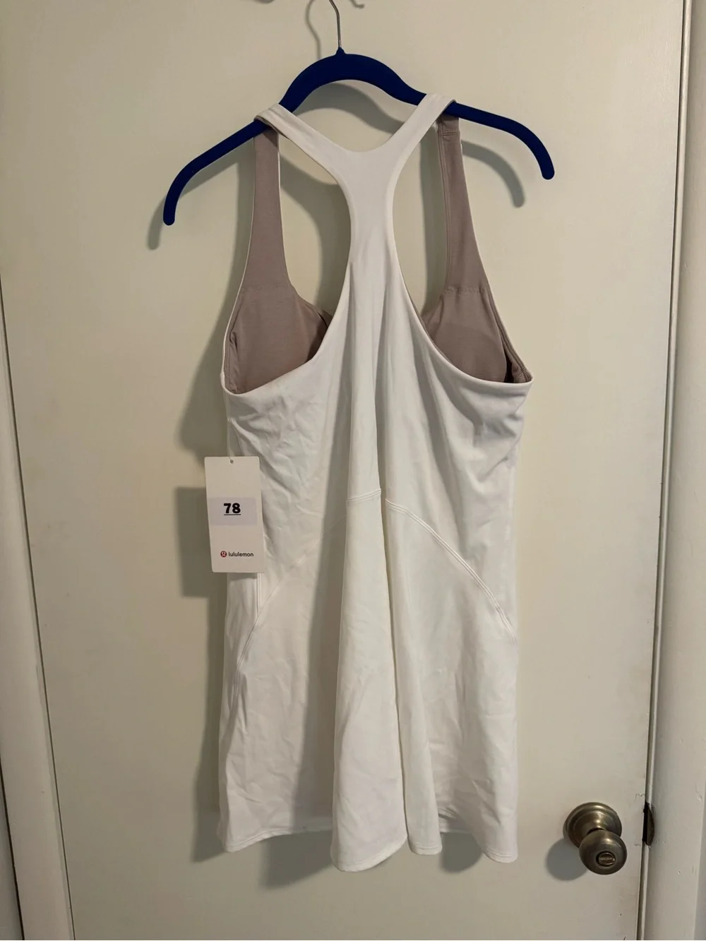 lululemon athletica White lightweight tennis dress